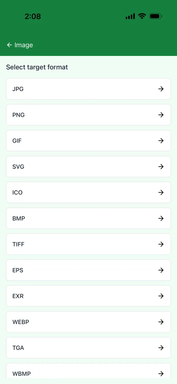 Screenshot #2 pour File Converter, Online-Convert