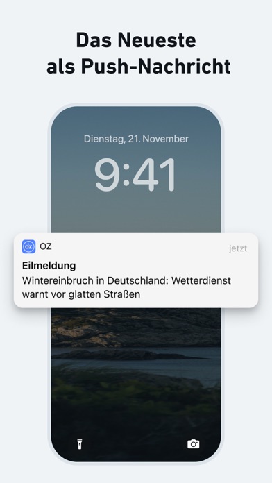 OZ - Nachrichten und Podcast Screenshot