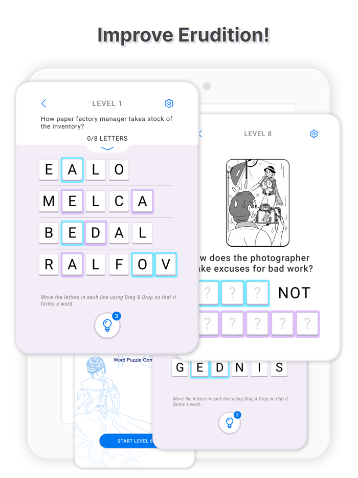 Wordelix - Word Jumble Puzzle