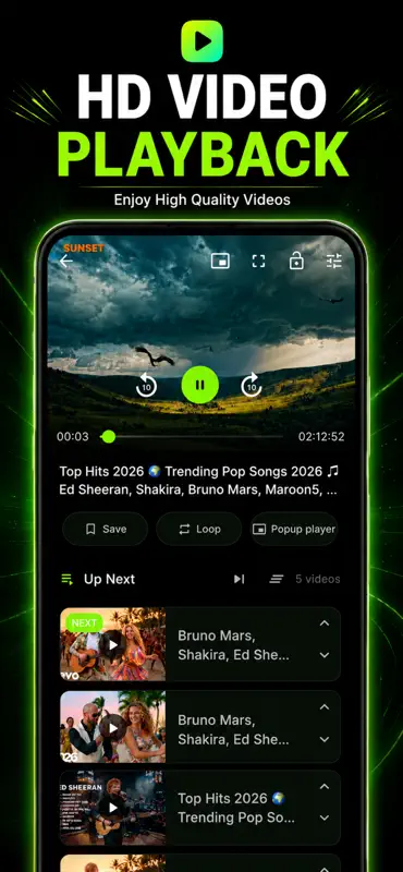 Vanced tube : Play Videos screenshot 1 of 3