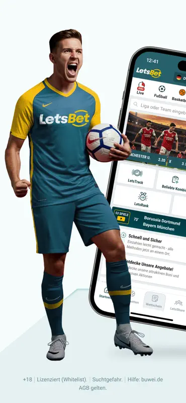 LetsBet - Sportwetten & Slots screenshot 1 of 6