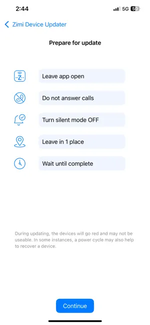 Zimi Updater screenshot 3