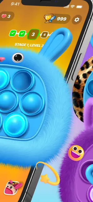 Popit fidget toys 3D top style screenshot 2