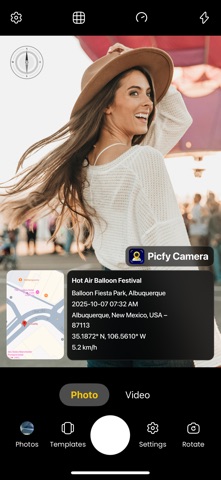 Timestamp Camera by PICFY Cam screenshot