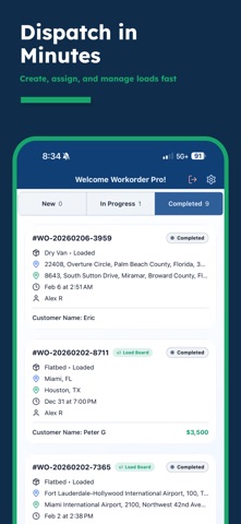 WOP Dispatch & Load Board screenshot
