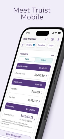 Truist Mobile Screenshot 1 of 7
