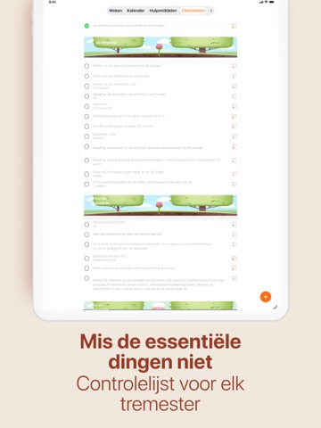 Zwangerschap & Baby Арр iPad screenshot 7