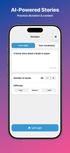 Скриншот Lingoala: Vocabulary Trainer на iPhone 4
