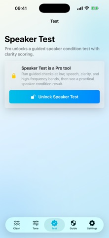 PulseClean: Speaker Cleaner iPhone screenshot