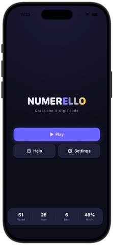 Numerello iPhone screenshot