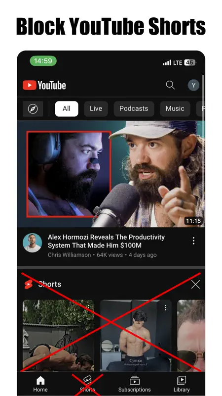 Shorts Blocker for YouTube screenshot 1 of 1