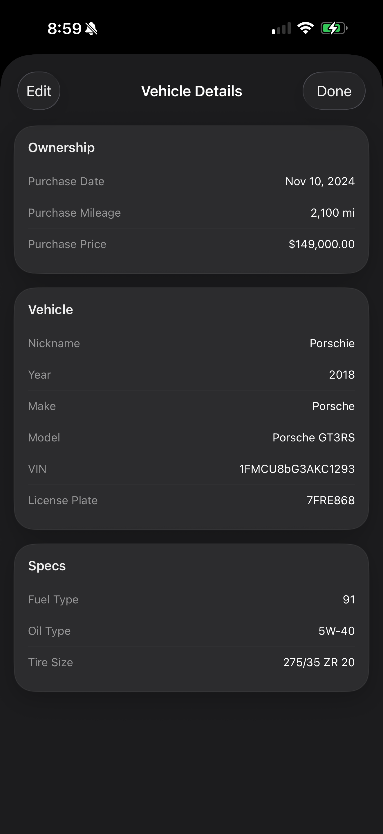 AutoBook: Car Maintenance screenshot 3