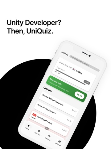 UniQuiz: Unity Quiz iPad screenshot