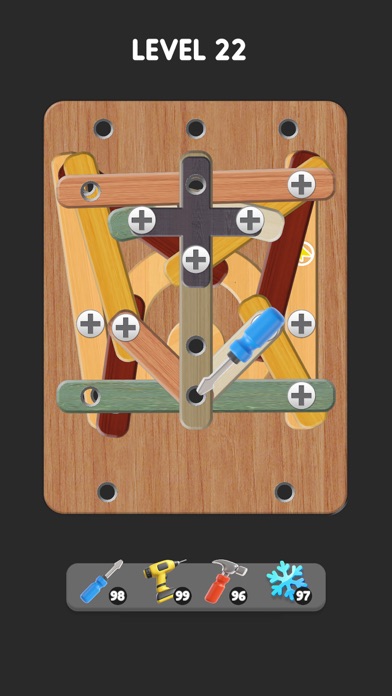 Wood Screw Puzzle Screenshot