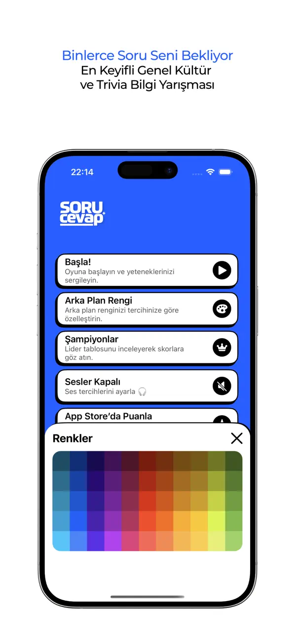 Screenshot #1 pour Cuspart: Soru Cevap+