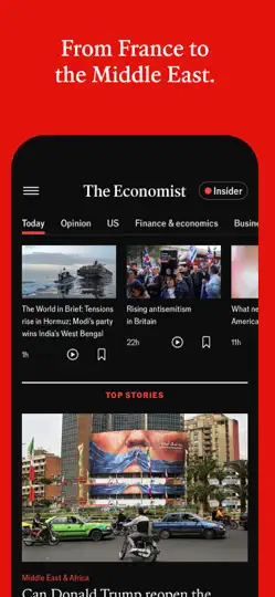 Capture d'écran de The Economist: News & Analysis sur iPhone 2