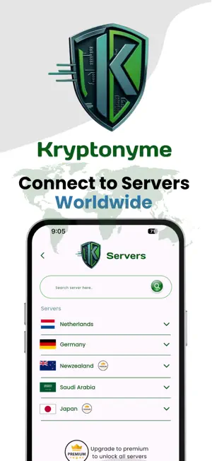 Kryptonyme VPN screenshot 3