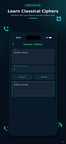 Cipher Tools Lab screenshot 2