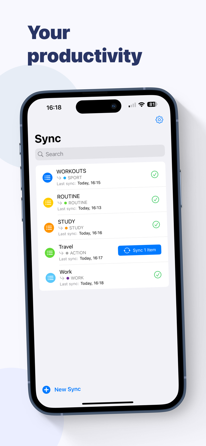 SyncFlow Reminders to Events