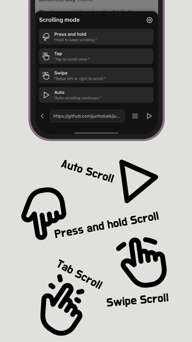 Scroll Browser - Auto scroll Screenshot