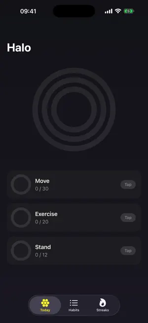 Halo Habit Rings: Goal Tracker screenshot 1