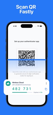 Authenticator – 2FA Security iPhone screenshot