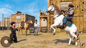 Wild West Cowboy Horse Games screenshot 2