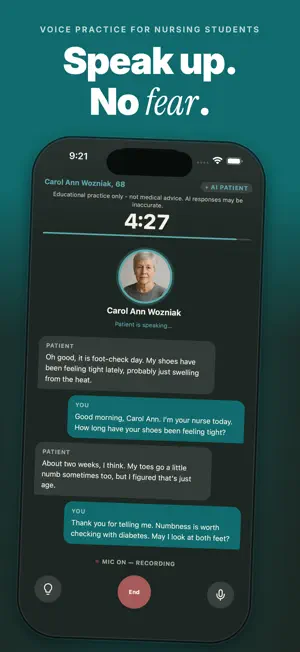 Bedside: AI Nursing Practice screenshot 1