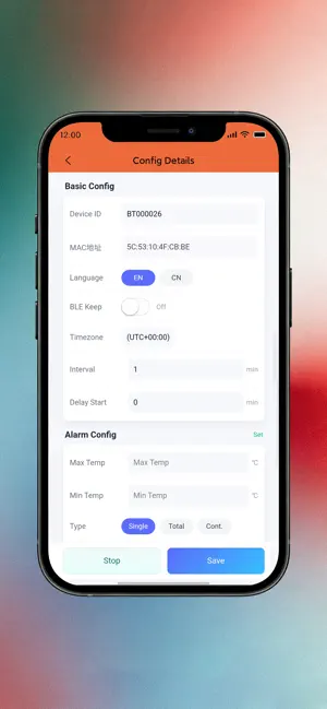 BLE TempTrak screenshot 3