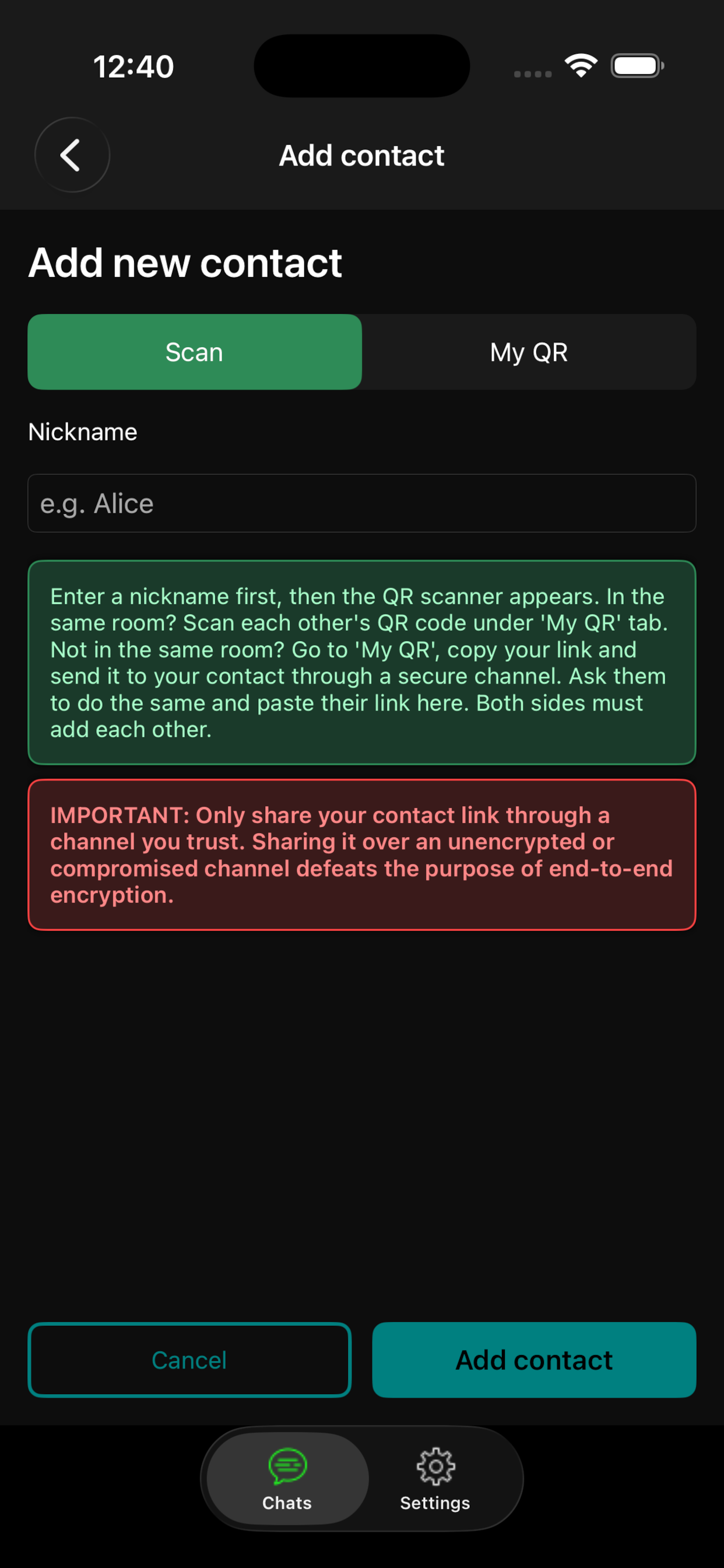 EncroGram - Secure Messaging