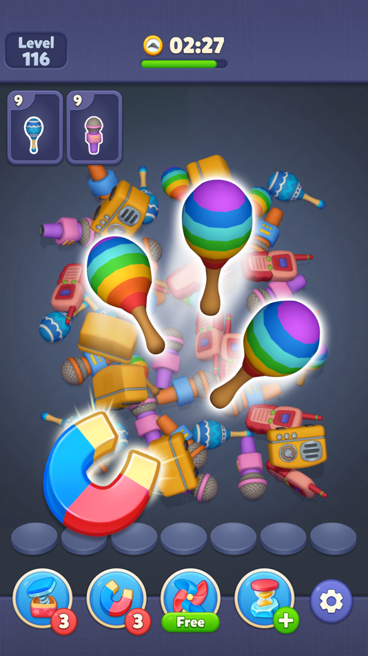 #3. Happy Match 3D - Find Game (iOS) Podle: Twinkle Labs
