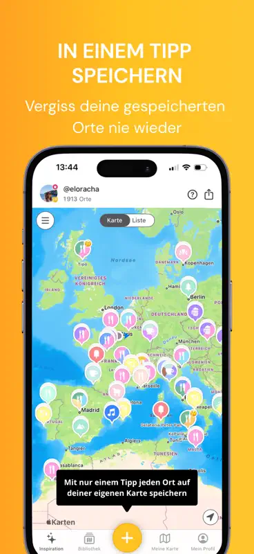 Mapstr, save & share places screenshot 1 of 10