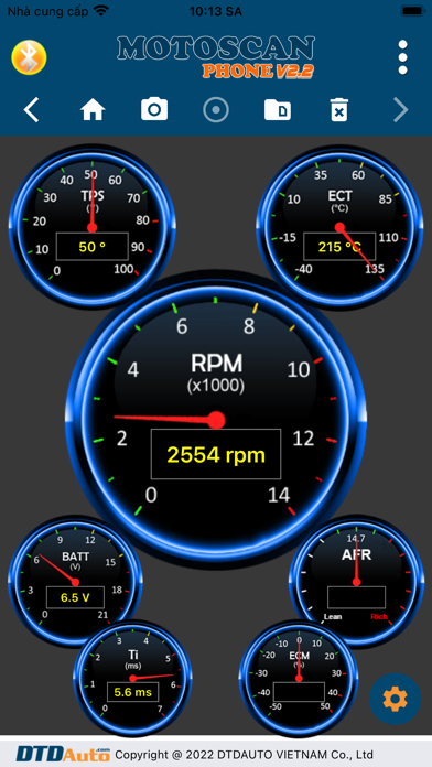 Motoscan Phone Screenshot