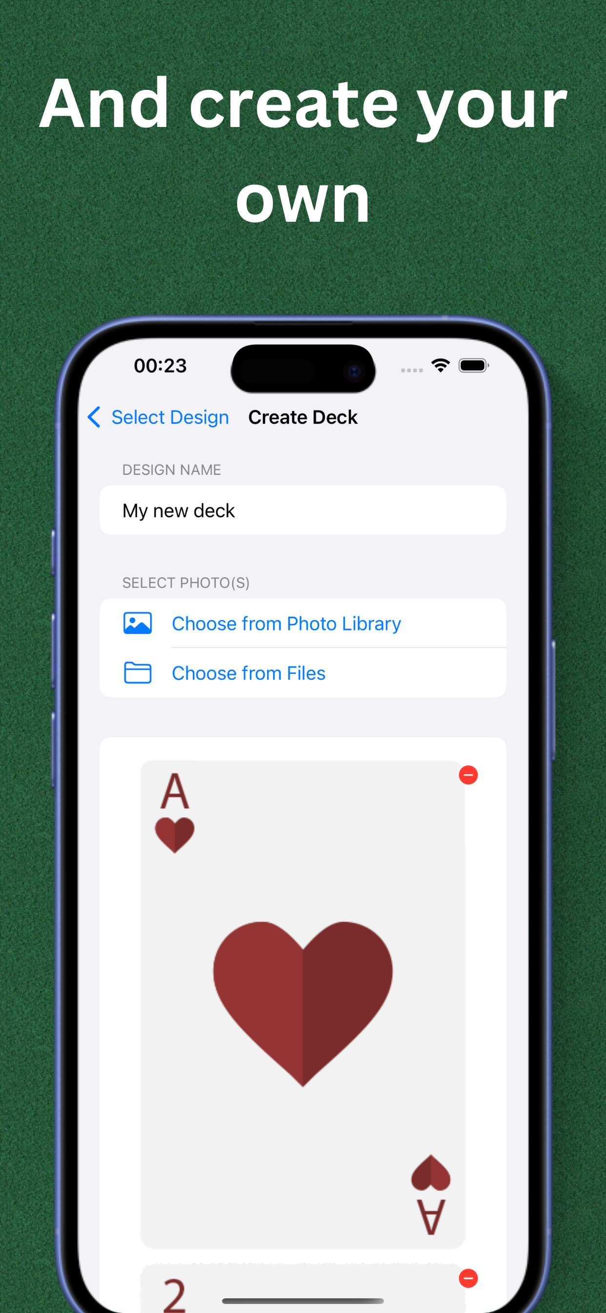 Draw a Card Deck