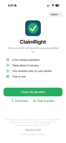 ClaimRight screenshot