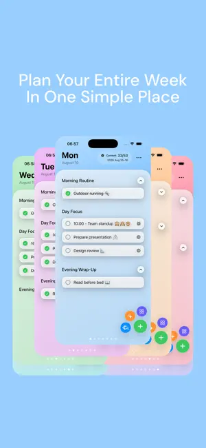 Weektor: Weekly Planner screenshot 1
