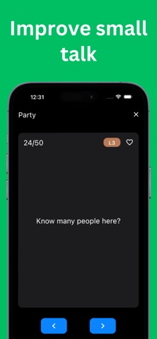 Conversation Starters - Conte iPhone screenshot