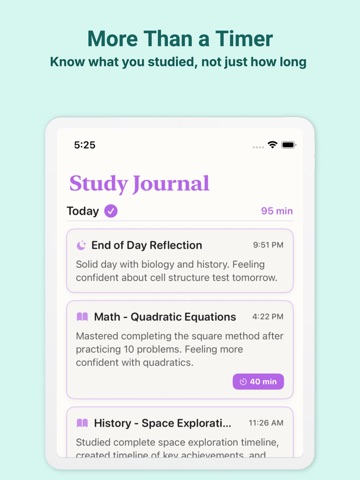 Study Timer - StudyEcho iPad screenshot