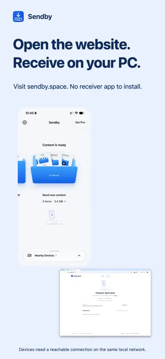 Sendby screenshot 2