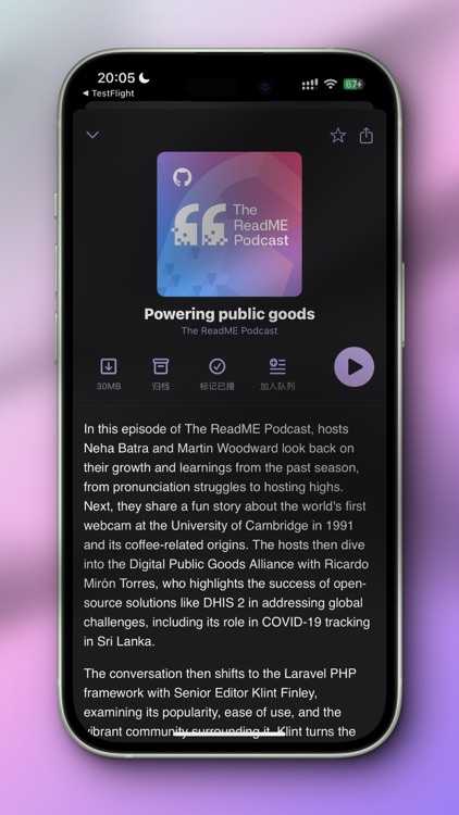 Castflow - A Fast Podcast App screenshot-3