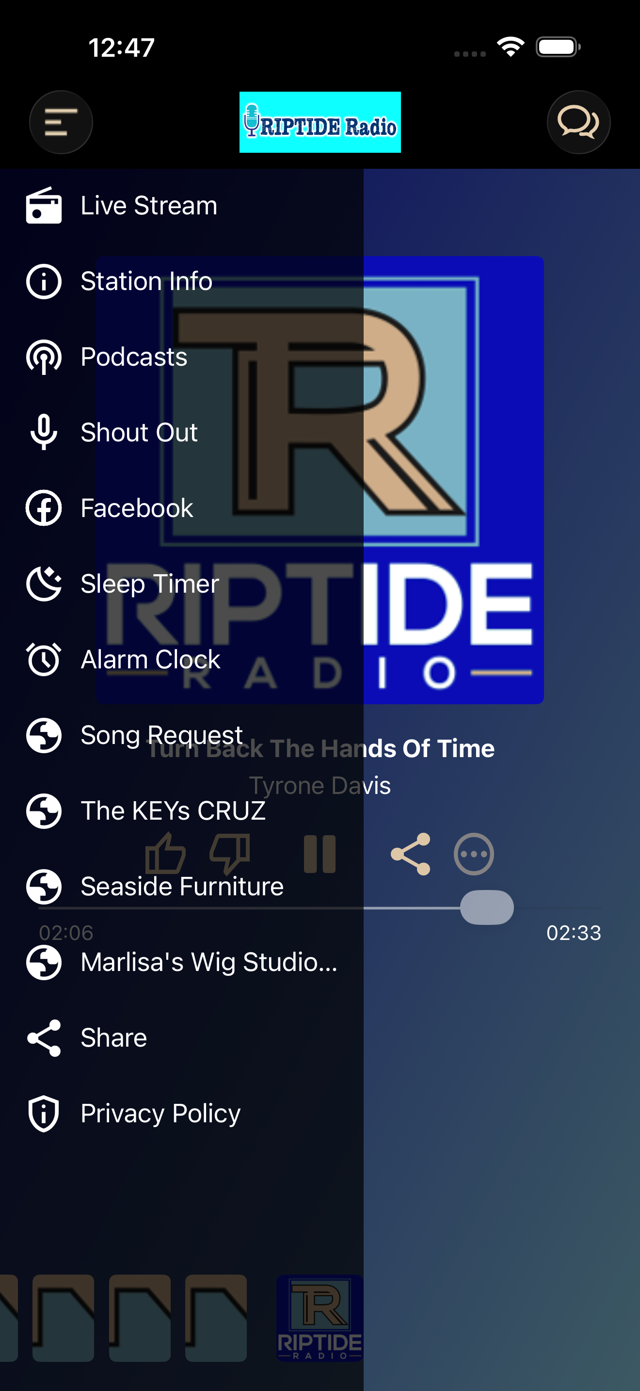 RIPTIDE Radio screenshot 3