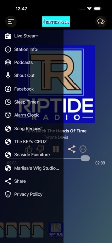RIPTIDE Radio screenshot