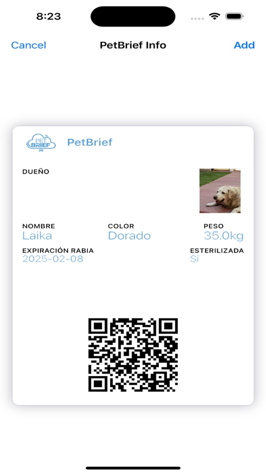 #10. PetBrief (iOS) Podle: Grupo Tecnológico Santa Fe, S.A. de C.V.