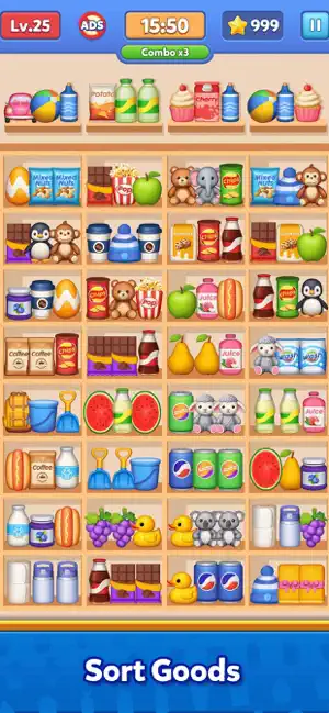 Sortime - Goods Sort Puzzle screenshot 2