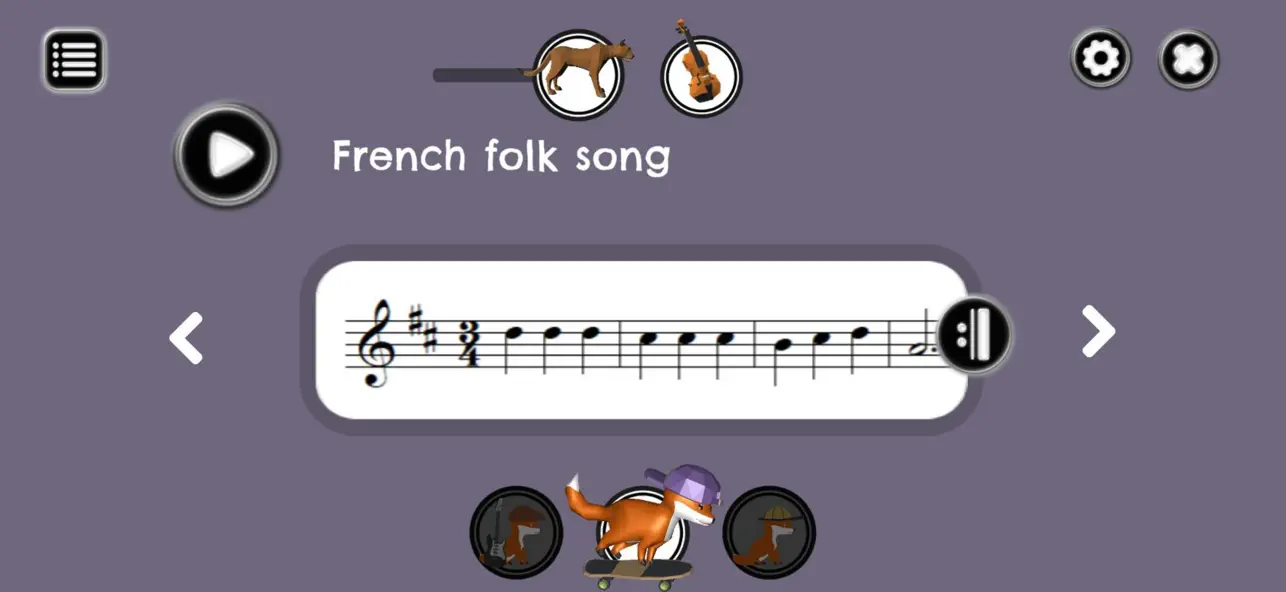 Screenshot #2 pour Violin Folk Fox songs