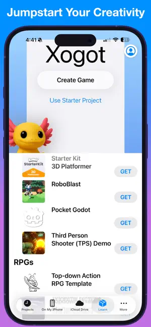 Xogot: Godot for iPad & iPhone iPhone screenshot 4