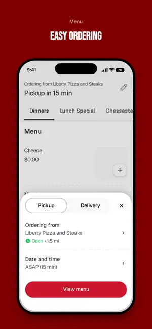 Liberty Pizza & Steaks screenshot 3