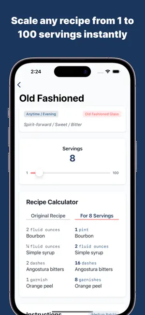 MixMath - Cocktail Calculator screenshot 2