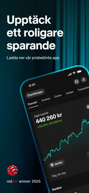 Nordnet: Aktier & Fonder iPhone screenshot 1