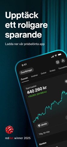 Nordnet: Aktier & Fonder iPhone screenshot 1